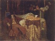 Wjatscheslaw Grigorjewitsch Schwarz Ivan the Terrible Meditating at the Deathbed of his son Ivan china oil painting reproduction